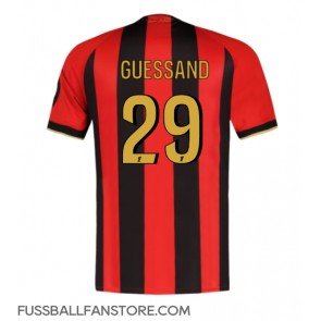 OGC Nice Evann Guessand #29 Replik Heimtrikot 2024-25 Kurzarm